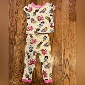 Disney Princess Character Pajama Set - Multicolor